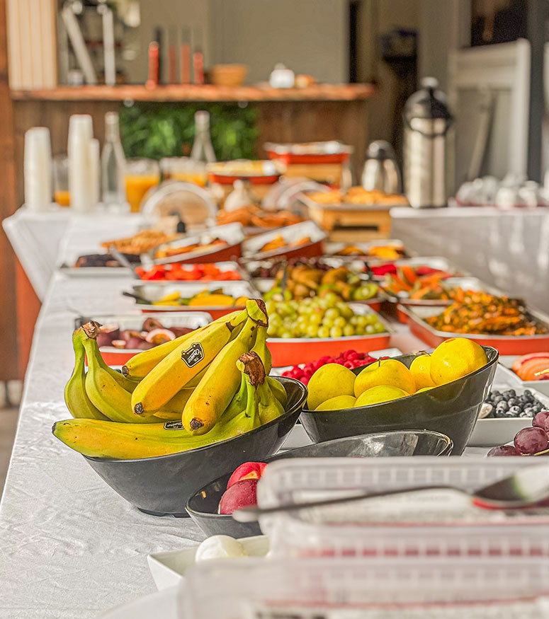 Dining at the Jardin de Babylone pool area in the Naturist Village of Cap d’Agde