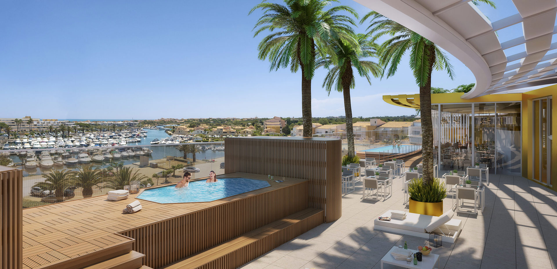 Vibes Resort, modern and elegant naturist rental in Cap d’Agde