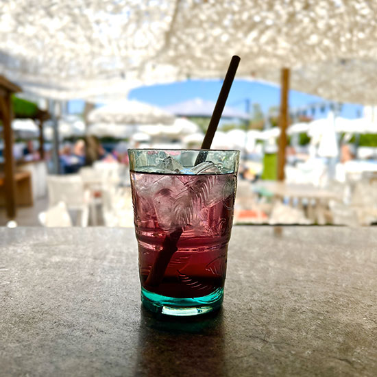 Pool area, bar restaurant & swimming pool of the naturist residence in Cap d'Agde, Jardin de Babylone