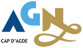 Logo AGN agence immobilière de locations naturiste au Cap d'Agde